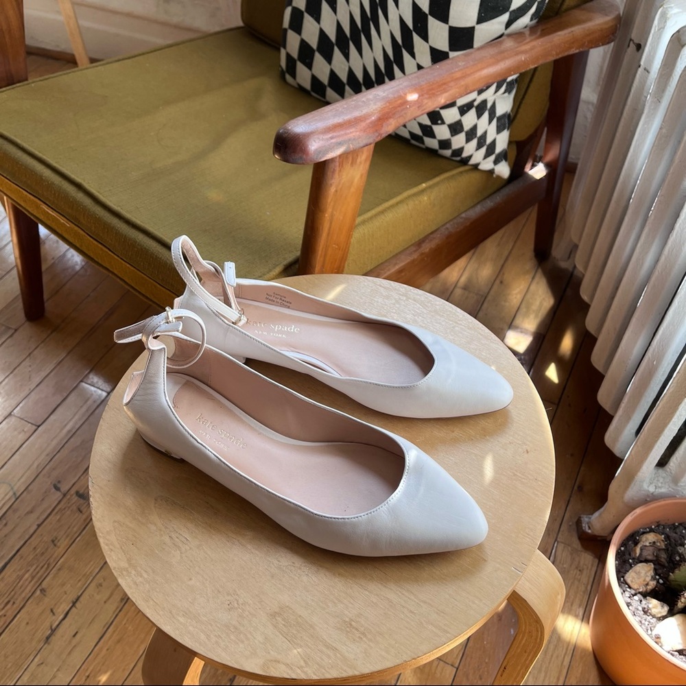 Ankle strap kate spade flats